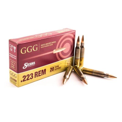 GGG .223 Remington 69gr Sierra Match King  HPBT 20 Stk