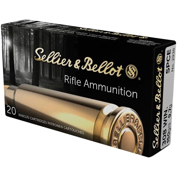 Sellier & Bellot .308 Winchester SPCE 150gr/9.7g
