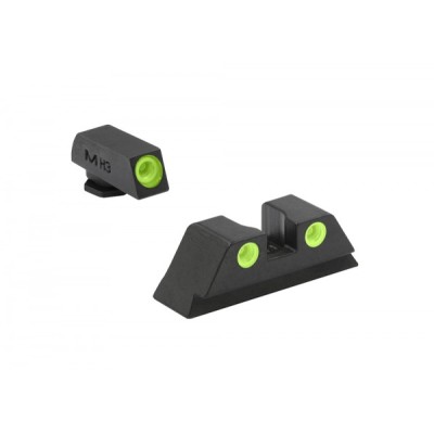 Meprolight Tru-Dot Tritium Visierung Grün/Grün für Glock 21/30/41