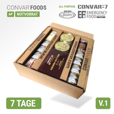 Convar Foods - 7 Tage Nahrungspaket V1