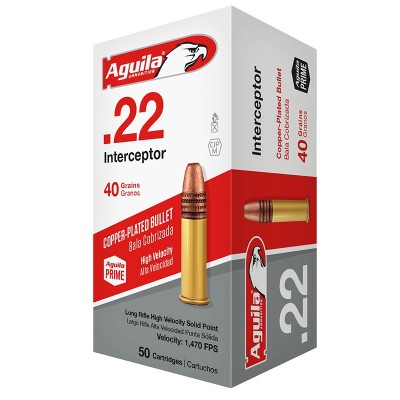 Aquila .22lr Interceptor Hollow Point 40gr 50Stk.