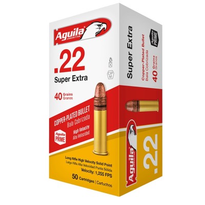 Aquila .22lr Super Extra Solid Point 40gr HV ROT 50Stk.