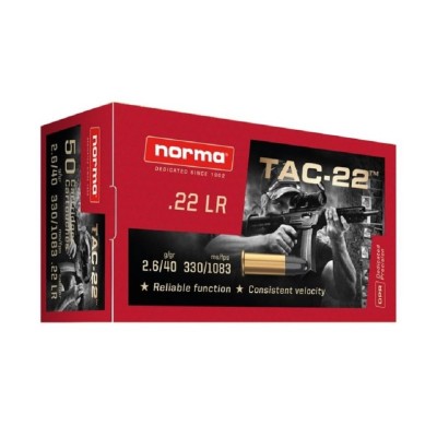 NORMA .22lr TAC-22 2,6g/40gr 500Stk.