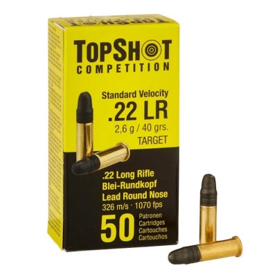 TOPSHOT Competition .22lr SV 2,6g/40gr 50Stk.