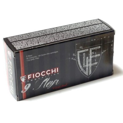 FIOCCHI 9 STEYR FMJ 7,45g/115gr 50Stk.