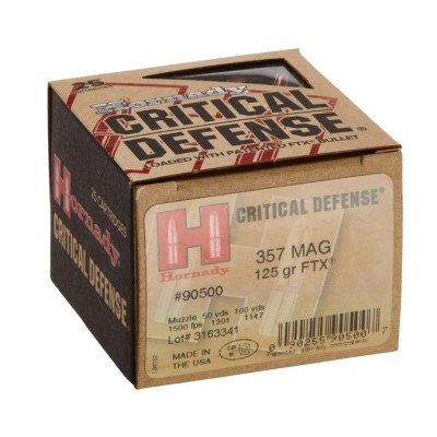 Hornady .357 Magnum Critical Defense 8,09g 25Stk.