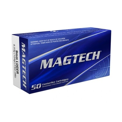 Magtech 9mm Luger FMJ (9B) 124gr 50Stk.