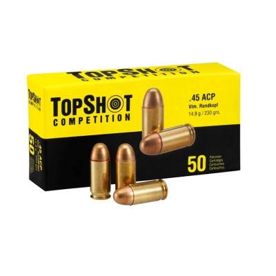 TOPSHOT Competition 45 ACP FMJ 230gr 50Stk.