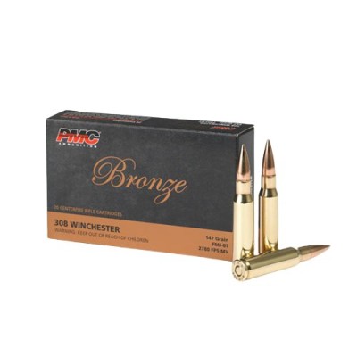 PMC Bronze 308 Winchester FMJ 147gr 20Stk.