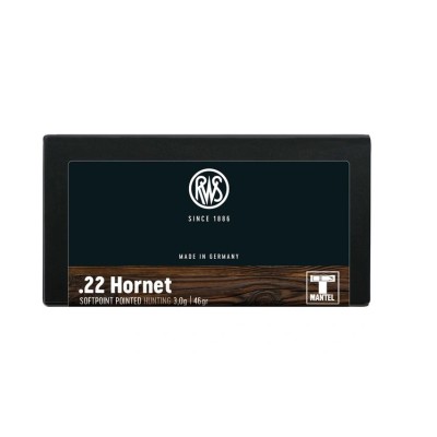 RWS .22 Hornet Teilmantel 3,0g/46gr 20Stk.