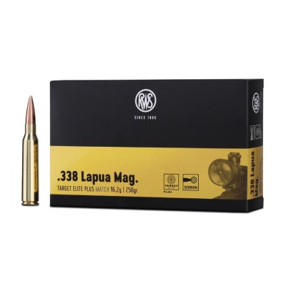 RWS .338 Lapua Magnum Target Elite Plus 16,2g/250gr