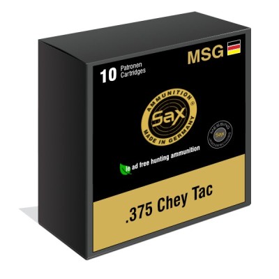 SAX Munition .375 CheyTac MSG-SL 22g/340,4gr 10Stk.