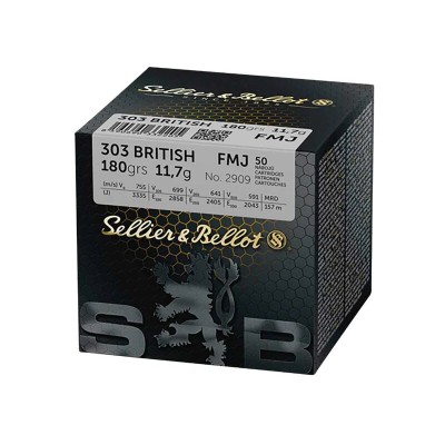 Sellier & Bellot .303 British FMJ 11,7g/180gr 50 Stk.