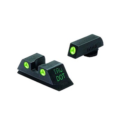 Meprolight Tru-Dot Tritium Visierung Grün/Grün für alle Glock Modelle