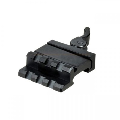 Leapers QD Angle Mount Single Rail 3-Slot