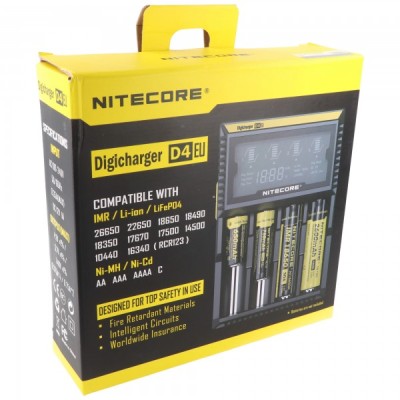 Nitecore Digicharger D4EU - EU-Version 