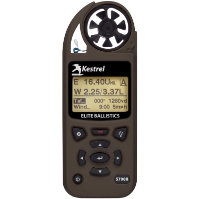 Kestrel 5700X Elite Weather Meter with Applied Ballistics and LiNK Berry Compliant