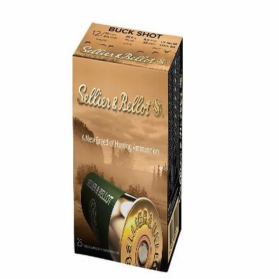 Sellier & Bellot 12/70 SB Buck Shot 8,43mm 36g 25Stk. Sellier & Bellot 12/70 SB Buck Shot 8,43mm 36g 25Stk.