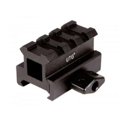 Leapers Medium Profile 2-Slot Twist Lock Riser Mount Leapers Leapers Medium Profile 2-Slot Twist Lock Riser Mount Leapers