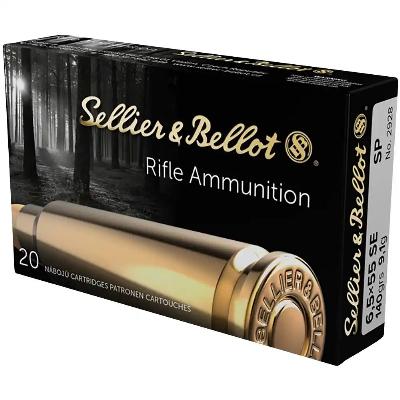 Sellier & Bellot 6,5x55 SE TM 9.1g/140gr 20Stk. Sellier & Bellot 6,5x55 SE TM 9.1g/140gr 20Stk.