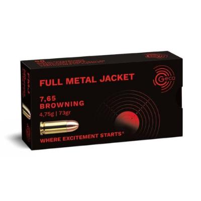 GECO 7,65 Browning/.32 Auto FMJ/VM 4,7g/73gr 50Stk. - image