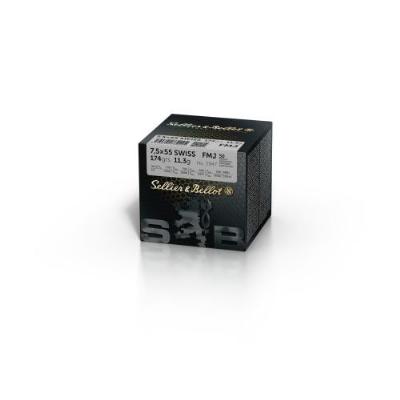 Selier&Bellot 7,5X55 SWISS FMJ 11,3g/174gr 50Stk. - image