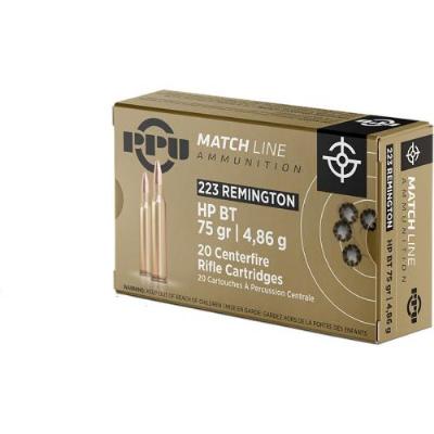 PPU 223 Remington HPBT 4,85g/75gr 20Stk. - image