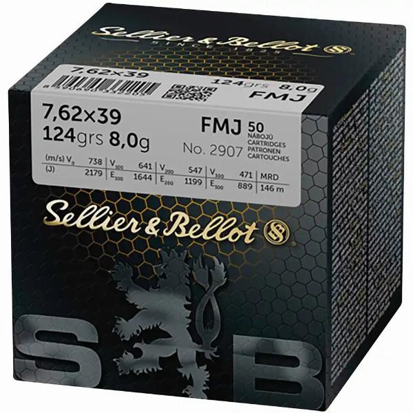 Sellier & Bellot 7,62X39 FMJ 124gr 50Stk.