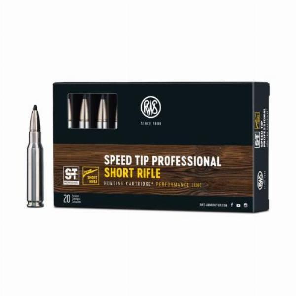 RWS 308 Winchester SHORT RIFLE Speed Tip Professional 10,7g/165gr 20Stk.