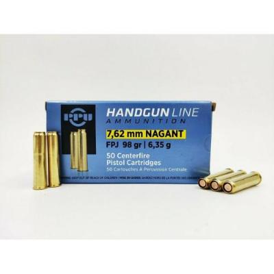 PPU 7,62 Nagant FMJ 6,4g/98gr 50Stk. - image