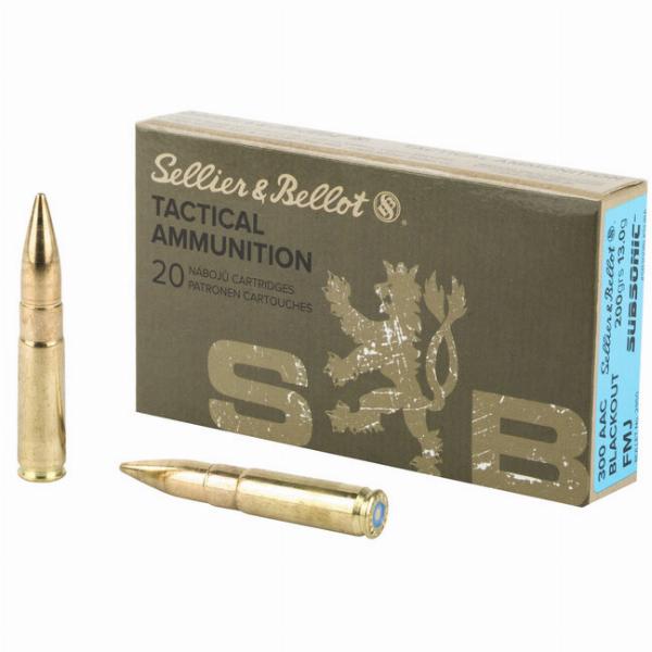 Sellier & Bellot 300 Blackout FMJ 13g/200gr 20Stk Subsonic