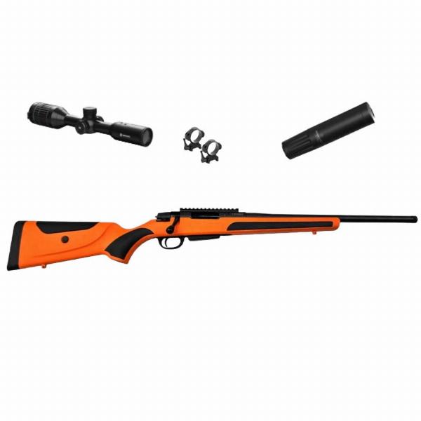 Brenner BR20 Orange 308 Winchester LL51cm M15x1, HIKMICRO Alpex, SD, Montage