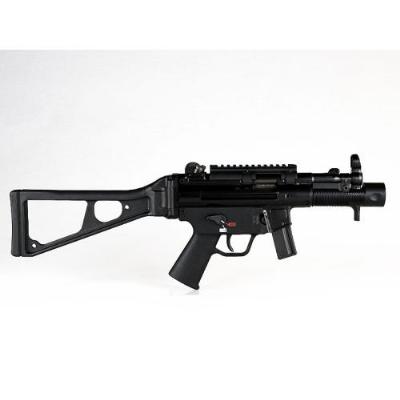 Heckler & Koch SP5k Pistole, mit Picatinny-Adapter, umklappbare Schulterstütze - image
