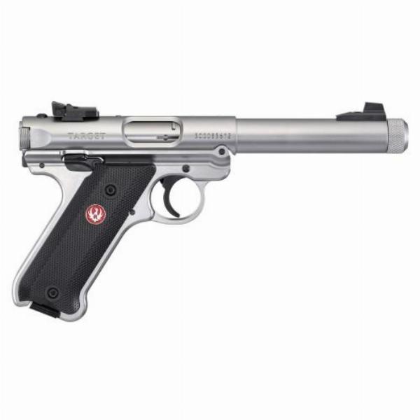 Ruger Mark IV Target Pistol Stainless Mündungsgewinde .22lr