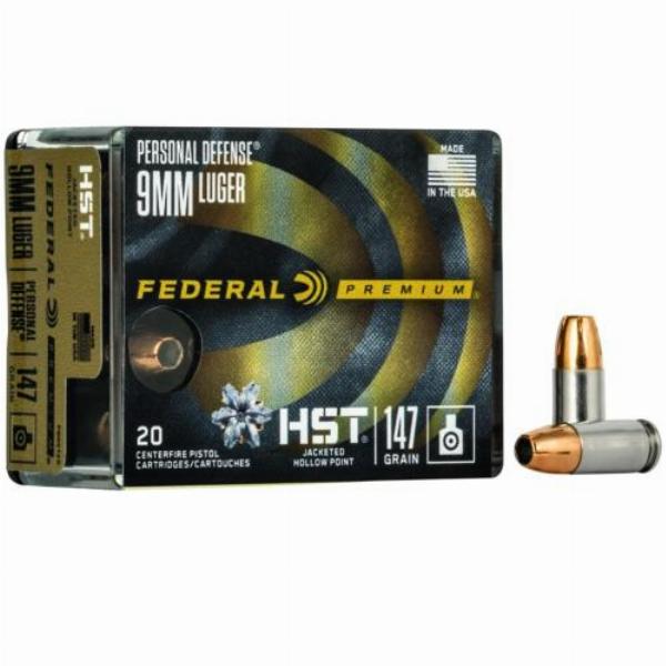 Federal 9X19mm HST HP 147gr 20Stk.