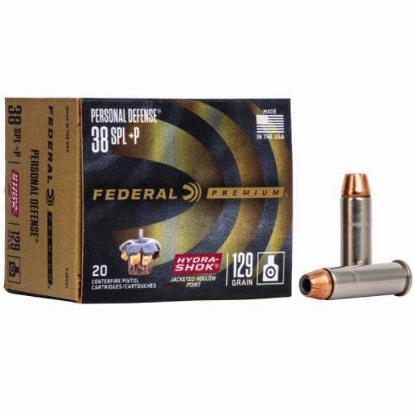 Federal .38 Special Hydra Shok JHP 129gr 20Stk.