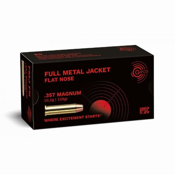 GECO .357 Magnum FMJ FN 10,2g/158gr 50Stk.