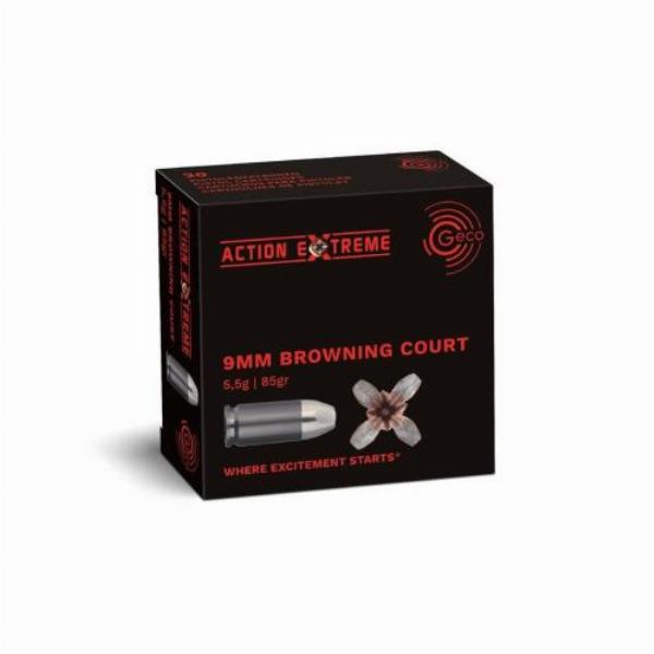 GECO 9mm Browning Action Extreme 5,5g/85gr 20Stk.