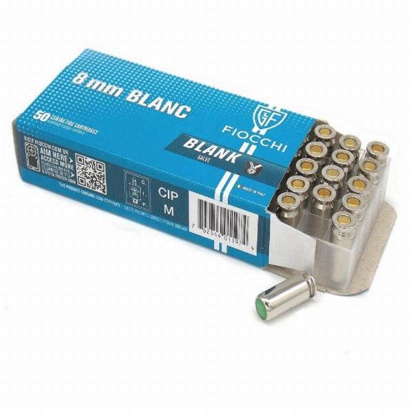 FIOCCHI 8mm Blanc 50Stk.
