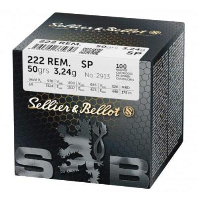 Selier&Bellot .222 Remington SP 3,24g/50gr 100Stk. im Shop - image