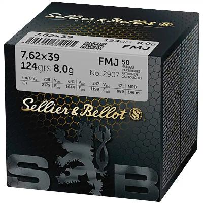 Sellier & Bellot 7,62X39 FMJ 124gr 50Stk. - image
