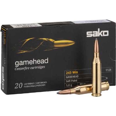SAKO 243 Winchester Gamehead SP 5,8g/90gr 20Stk im Shop - image