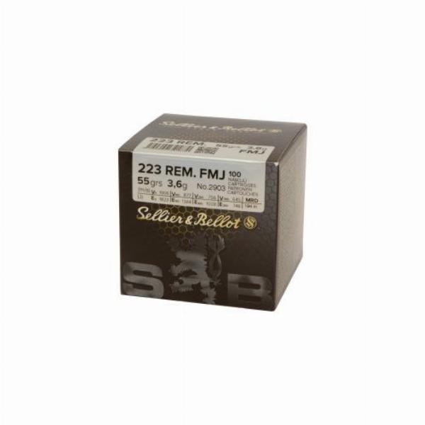 Sellier & Bellot 223 Remington 3,56g/55gr VM 100Stk.