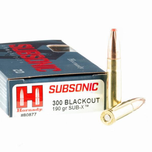 Hornady 300 Blackout Sub-X 190gr 20Stk