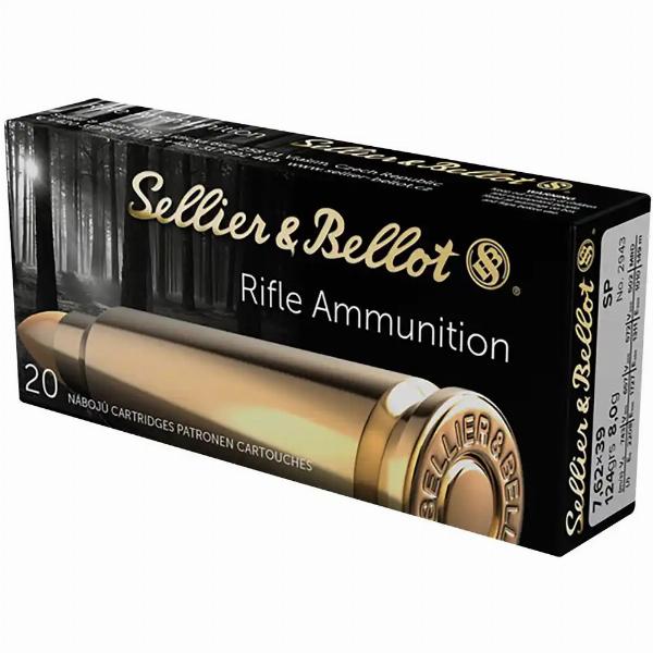Sellier & Bellot 7,62X39 SP 8g/124gr 20Stk.
