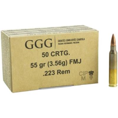 GGG 223 Remington FMJ 3,56g/55gr 50Stk. im Shop - image