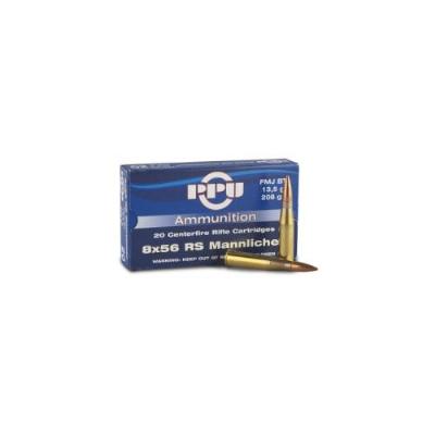PPU 8x56m RS Mannlicher FMJ BT 13,5g/208gr 20Stk. - image
