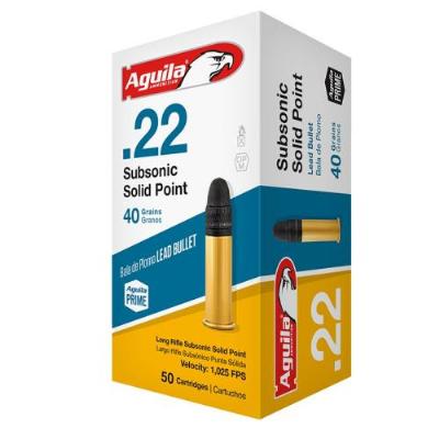 Aquila .22lr Subsonic Solid Point 40gr 50Stk. - image