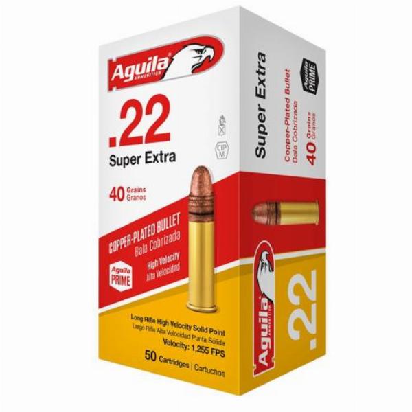 Aquila .22lr Super Extra Solid Point 40gr HV ROT 50Stk.