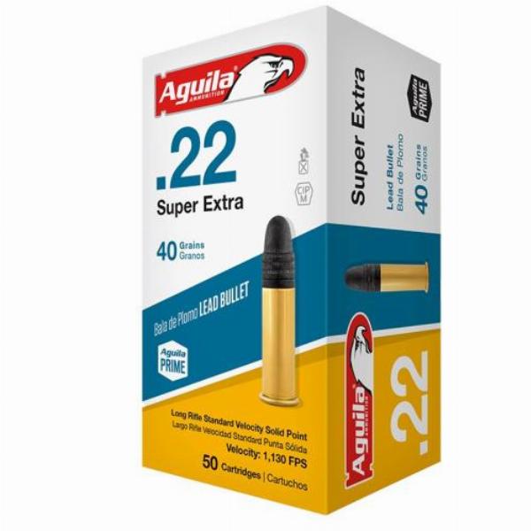 Aquila .22lr Super Extra Solid Point 40gr BLAU 50Stk.